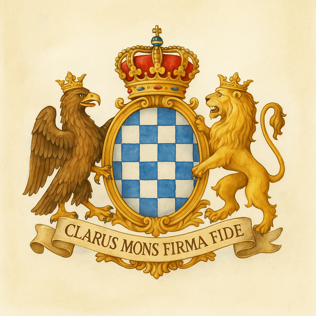 Segundo escudo del reino (1825-1919)